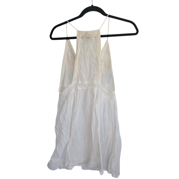 Intimately Free People Small Slip Dress 100% Cotton Ivory - Picture 2 of 6